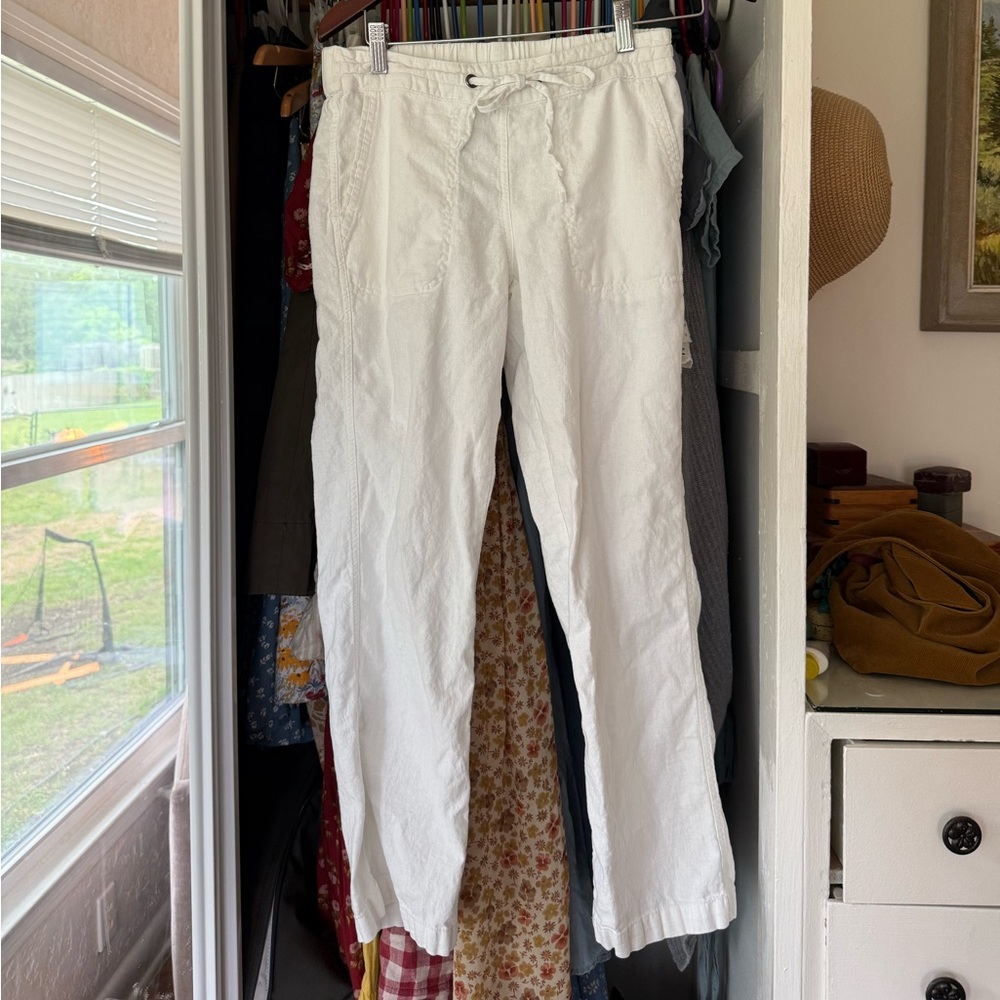 Nicole Miller Linen Pants